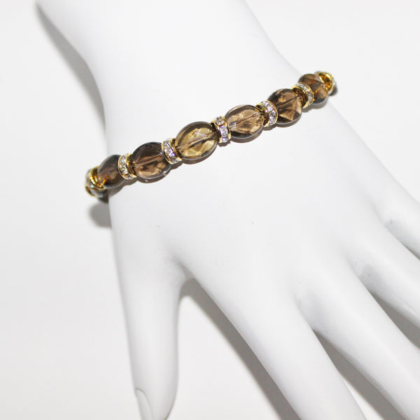 12001 - 14K Gold filled Bracelet With Swarovski Crystal