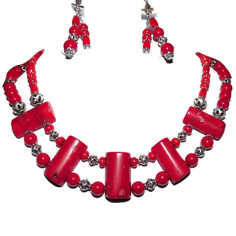coral beads necklace designs