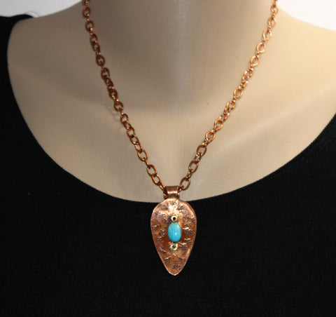 Handcrafted Copper Domes with Czech Disc Beads on Copper Chain Necklac –  Kaminski Jewelry Designs